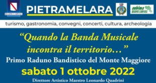 Pietramelara – “Quando la Banda Musicale incontra il territorio…”: il primo raduno bandistico del Monte Maggiore