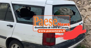 Piedimonte Matese – Auto vandalizzata in piazza Trutta, colpito artigiano