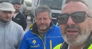 CAIANELLO – Protesta dei camionisti, Prato: non è resa, è atto di responsabilità verso la nostra gente.