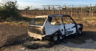 Sessa Aurunca / Carinola – Spedizione punitiva contro pensionato: auto rubata e poi bruciata